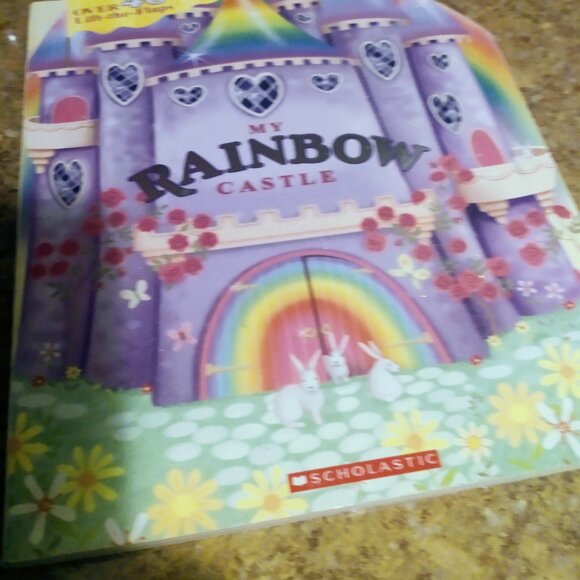 Children's Board book My Rainbow Castle flap book - Picture 9 of 16